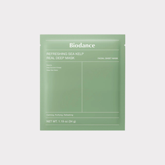 BIODANCE jūros dumblių kaukė „Real Deep Mask“ (1 kaukė)