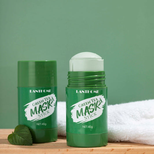 "Unleash the Power of Green Tea with our New Mask Stick"