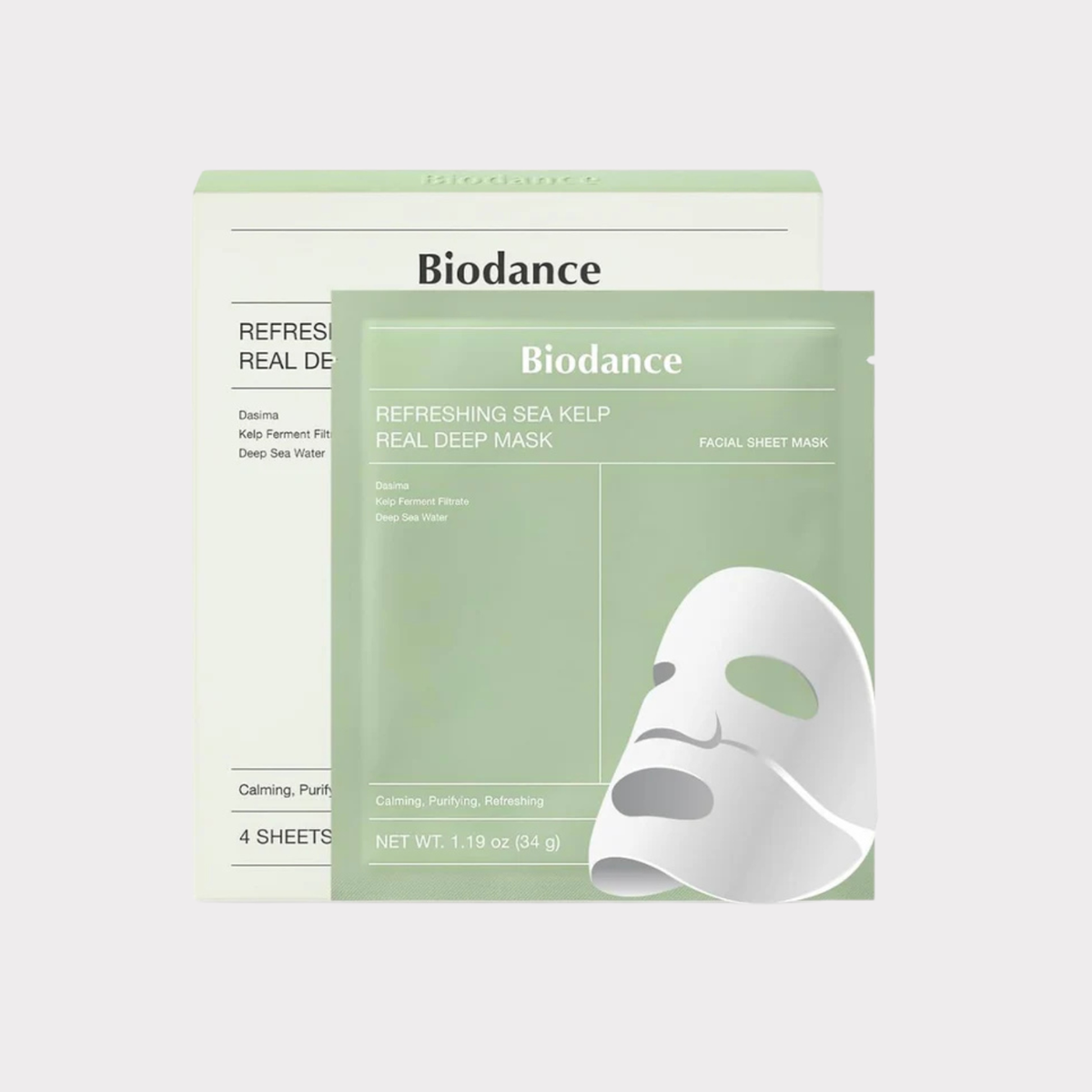 BIODANCE jūros dumblių kaukė su giluminiu poveikiu (dėžutė)