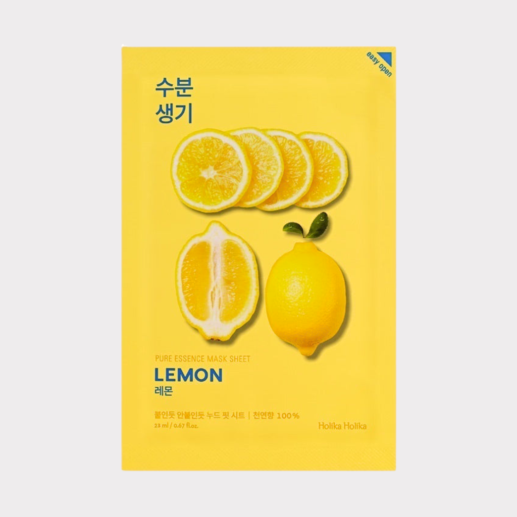 Holika Holika Pure Essence Mask Sheet - Lemon 23ml) – BrunosGlam.com