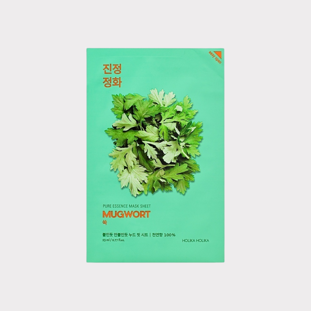 Holika Holika Pure Essence Mask Sheet (Mugwort) – BrunosGlam.com