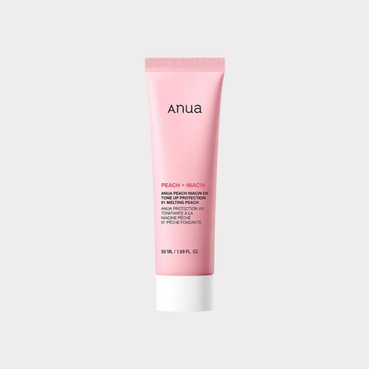 Anua – persikų niacino UV apsauga nuo saulės, tirpstantis persikas, 50 ml